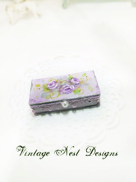 Box No.52 Dollhouse Miniature Handmade image 0