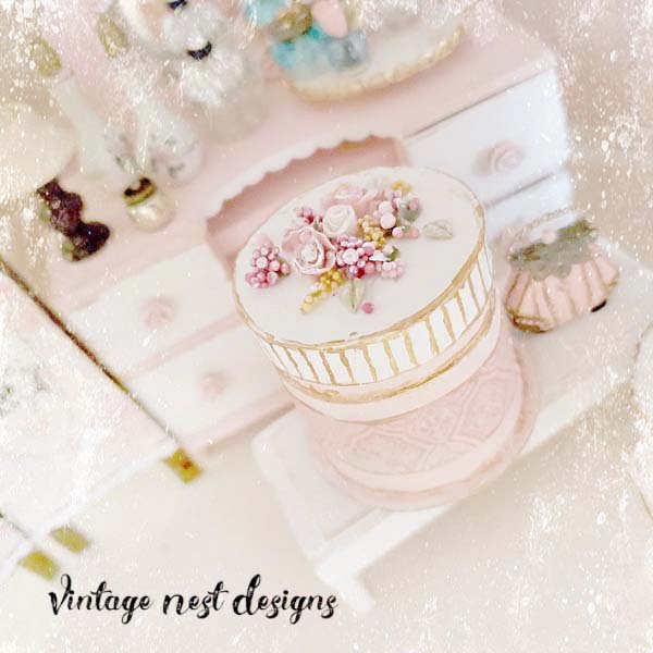 Box No.78 Dollhouse Miniature Handmade image 1