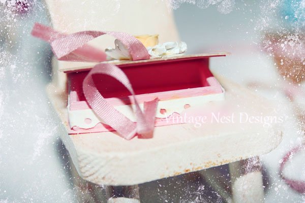Box No.12 Dollhouse Miniature Handmade image 1