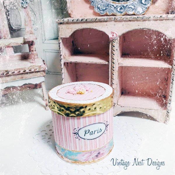 Box No.96 Dollhouse Miniature Handmade image 0