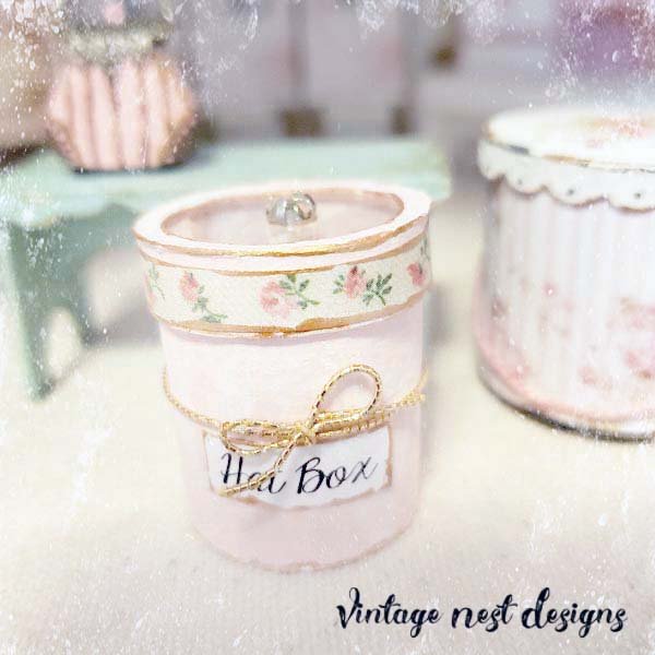 Box No.77 Dollhouse Miniature Handmade image 2