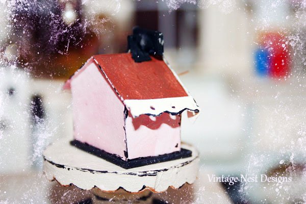 Bird Nest House No.3 Dollhouse Miniature Handmade image 2
