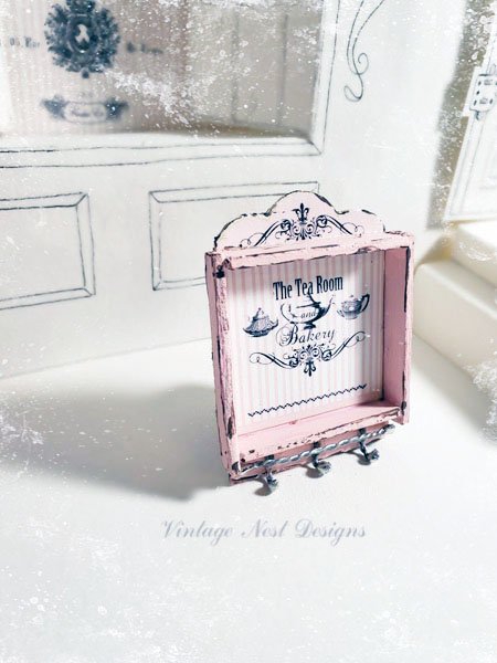 Cabinet Shelf No.59 Dollhouse Miniature Handmade image 5
