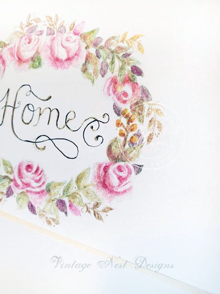 Flowers Home No.1 Original Watercolor Painting image 3