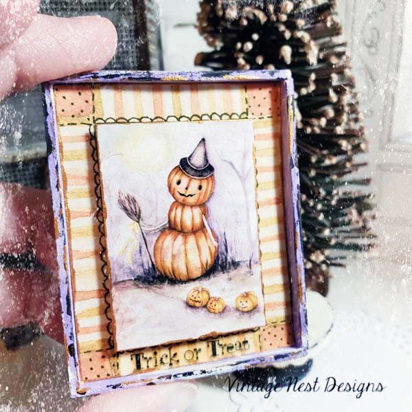 Halloween Pumpkins No.5:2 Dollhouse Miniature Handmade image 2