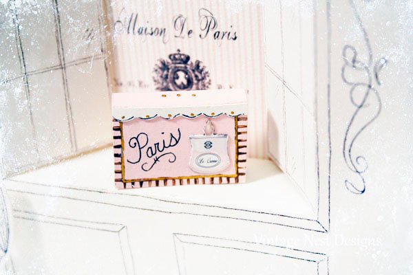 Box No.30 Dollhouse Miniature Handmade image 2