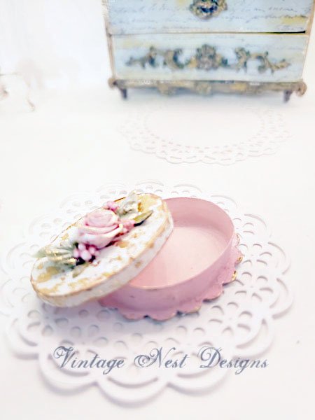 Box No.106 Dollhouse Miniature Handmade for Dolls Shadow Box Diorama image 6