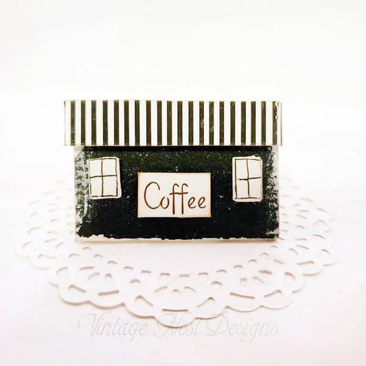 Coffee Sign No.8 Dollhouse Miniature Handmade image 0