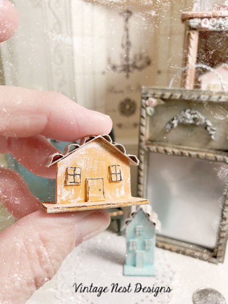 Two Houses No.3:2 Handmade Miniature image 1