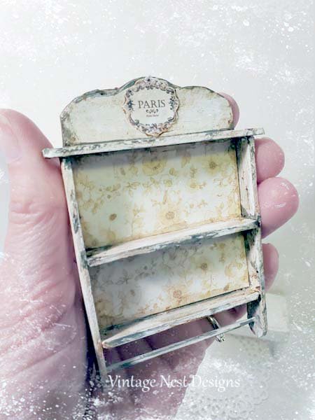 Shelf No.47 Dollhouse Miniature Handmade Diorama Room Shadow Box image 1