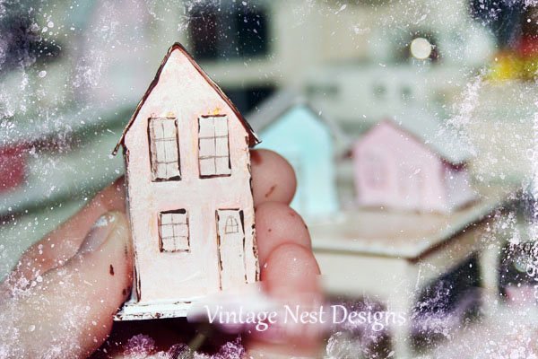 Putz Houses No.3 Handmade Miniatures image 3