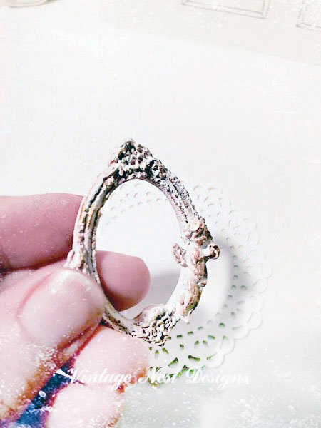 Frame No.7 Dollhouse Miniature Porcelain Handmade image 4