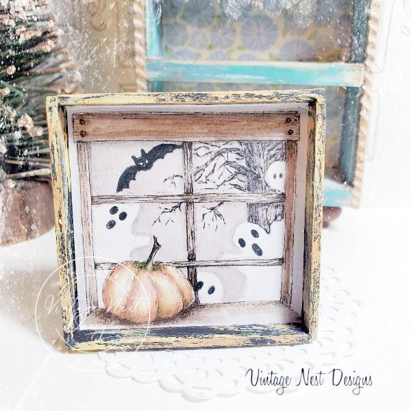 Halloween Ghosts No.1:1 Dollhouse Miniature Handmade image 0