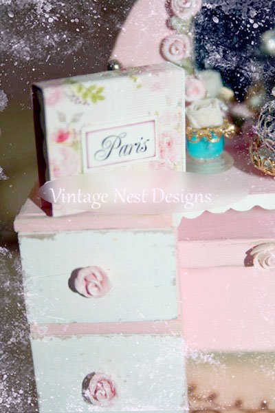 Box No.27 Dollhouse Miniature Handmade for Dolls image 0