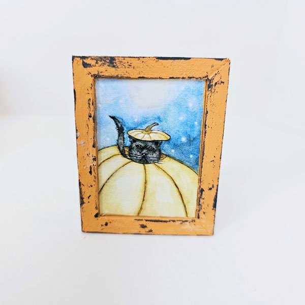 Pumpkins Kitty No.1:1 Dollouse Miniature image 8