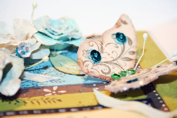 Bird Card No.2 Greeting Blank Inside Handmade One of a Kind image 2