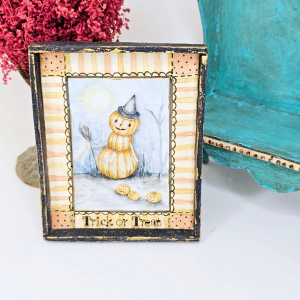 Halloween Pumpkins No.5:3 Dollhouse Miniature Handmade image 2