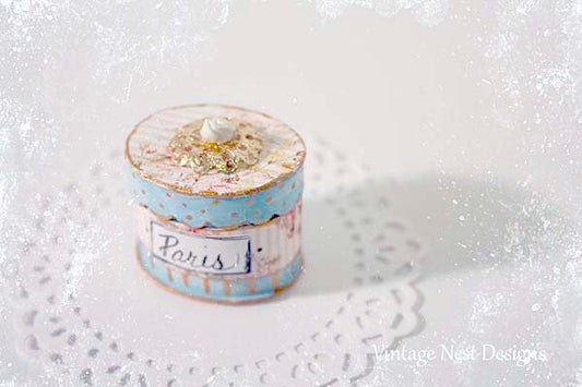 Box No.46 Dollhouse Miniature Handmade for Dolls image 0