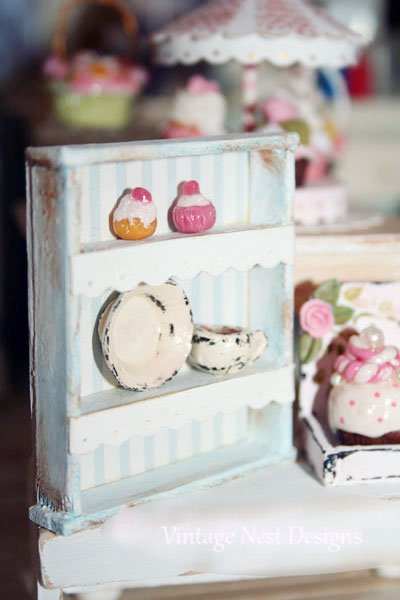Shelf No.5 Dollhouse Miniature Handmade image 0