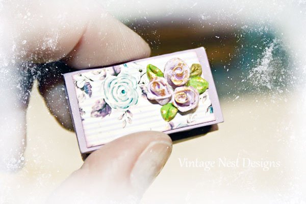 Box No.29 Dollhouse Miniature Handmade for Dolls image 1