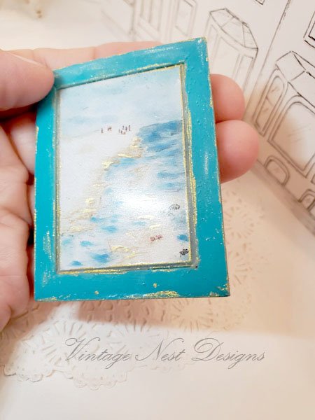 Family Beach Fun No.1 Dollhouse Miniature Handmade image 4