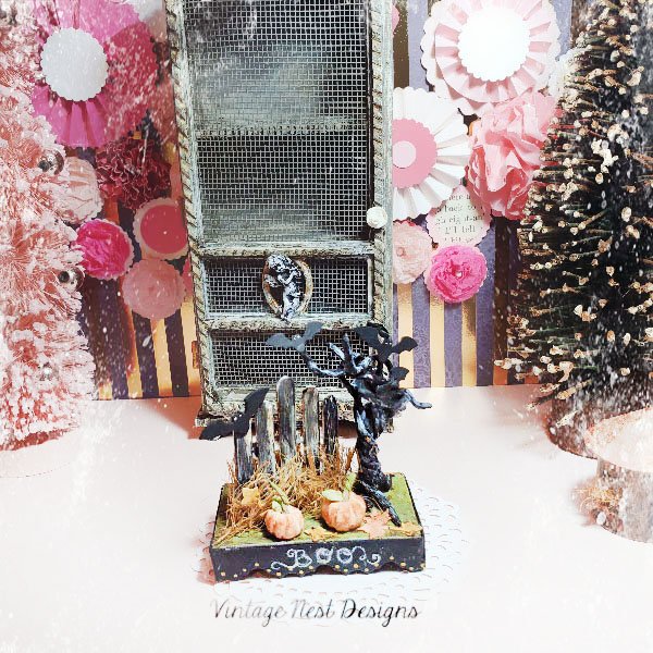 Halloween Scene No.1 Dollhouse Miniature Handmade image 6