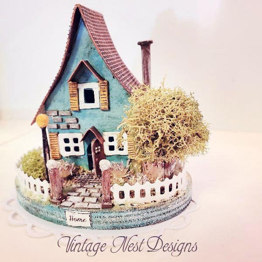 Putz House No.35 Handmade Miniature image 0