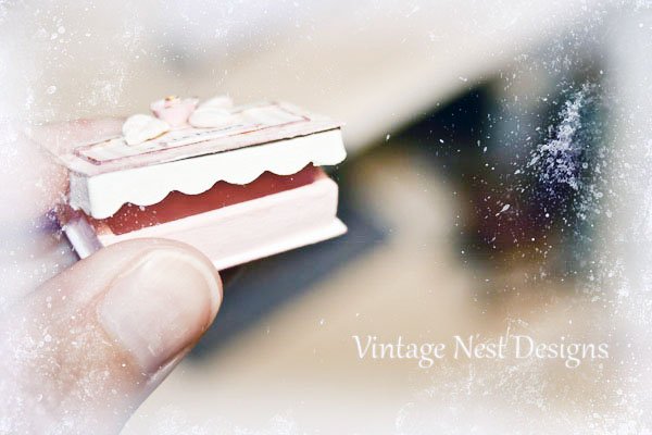 Box No.26 Dollhouse Miniature Handmade image 1