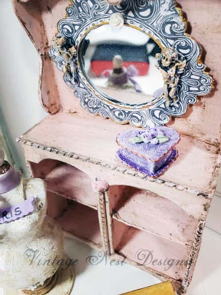 Valentine Sweetheart Box No.114 Dollhouse Miniature Handmade image 6
