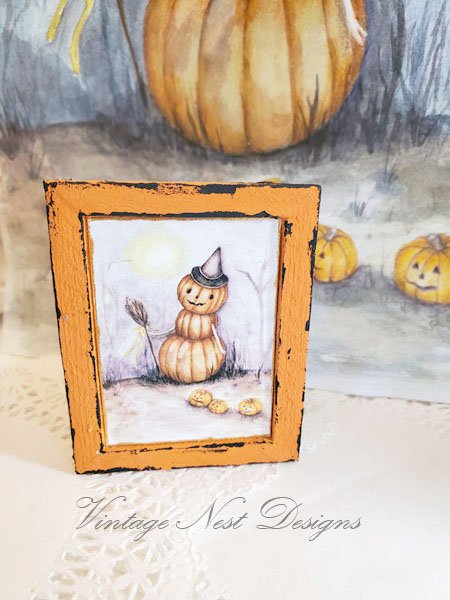 Halloween Pumpkins No.5:5 Dollhouse Miniature Handmade image 0
