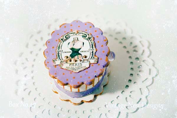 Box No.47 Dollhouse Miniature Handmade image 4