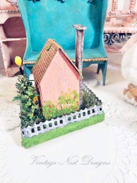 Putz House Miniature No.38 Handmade Miniature image 3