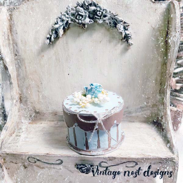 Box No.73 Dollhouse Miniature Handmade image 0