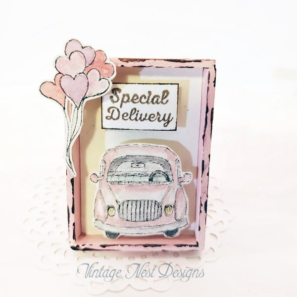 Special Delivery No.1 Dollhouse Miniature Handmade image 1