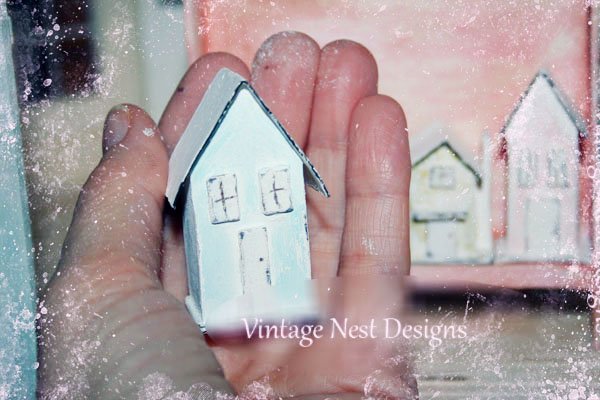 Putz Houses No.4 Handmade Miniatures image 1