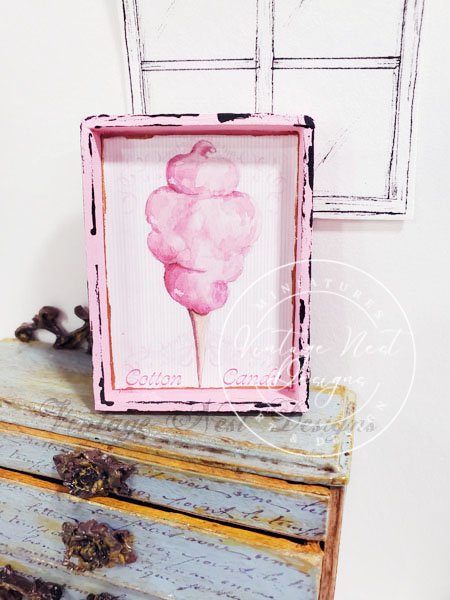 Cotton Candy No.2:1 Dollhouse Miniature Handmade image 2