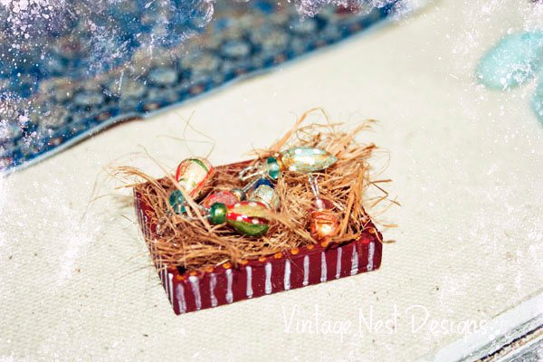 Mini Christmas Bulbs No.1 Dollhouse Miniature Handmade image 0