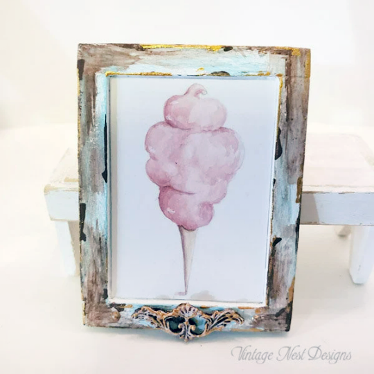 Cotton Candy No.1:2 Dollhouse Miniature Handmade image 0