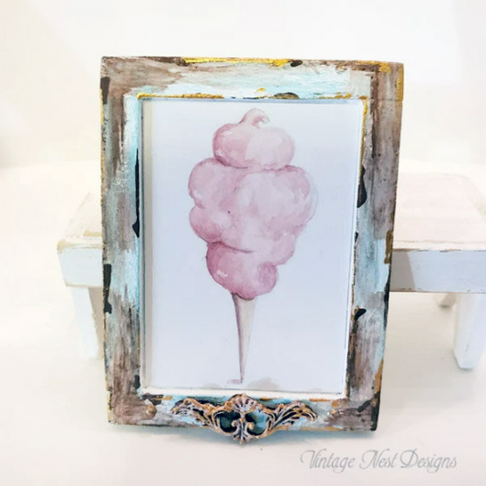 Cotton Candy No.1:2 Dollhouse Miniature Handmade image 0