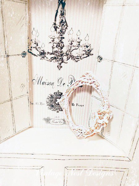 Frame No.7 Dollhouse Miniature Porcelain Handmade image 3