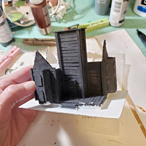 Haunted Halloween Dollhouse Mansion No.1 Handmade Miniature image 14