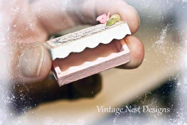 Box No.20 Dollhouse Miniature Handmade image 2
