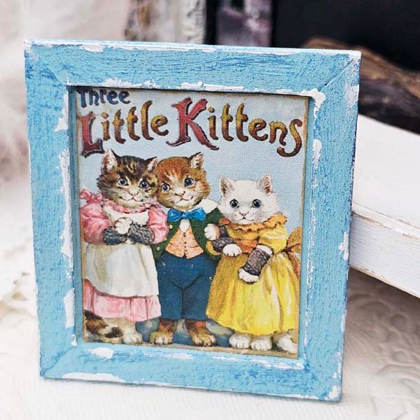 Three Little Kittens No.1:5 Dollhouse Miniature Handmade image 4