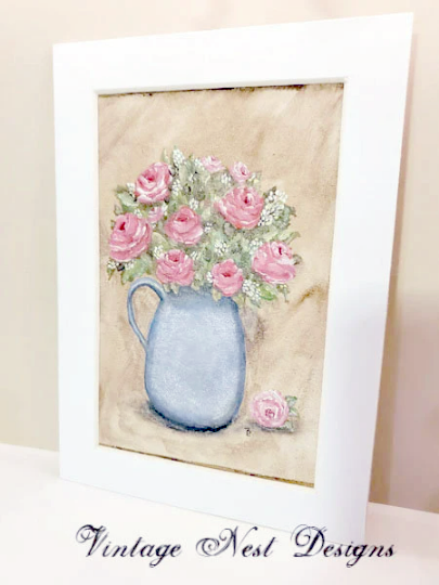 Flourishes No.18 Original Oil Painting image 1