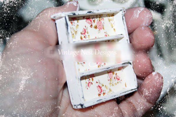 Shelf No.4 Dollhouse Miniature Handmade image 3
