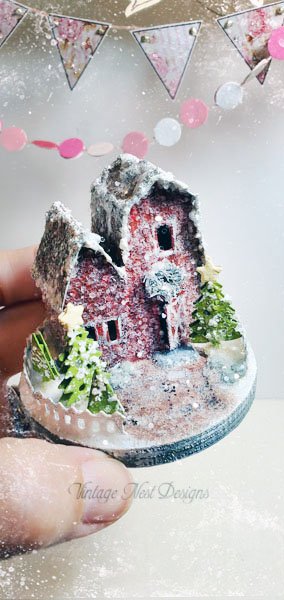 Christmas Barn No.1 Handmade Miniature image 6