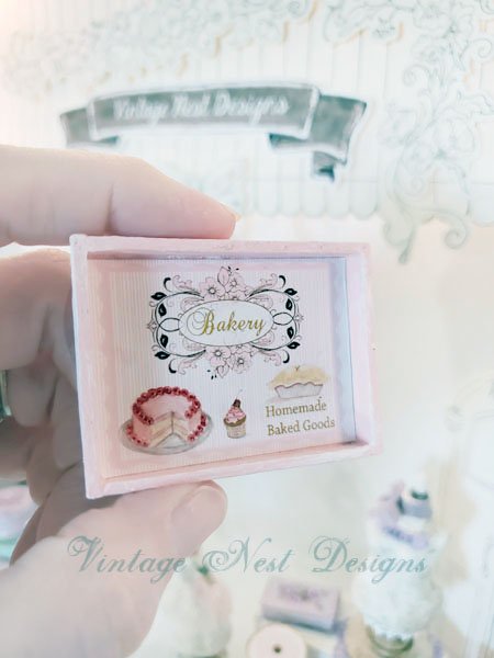 Bakery Sweets No.4:2 Dollhouse Miniature Handmade image 2