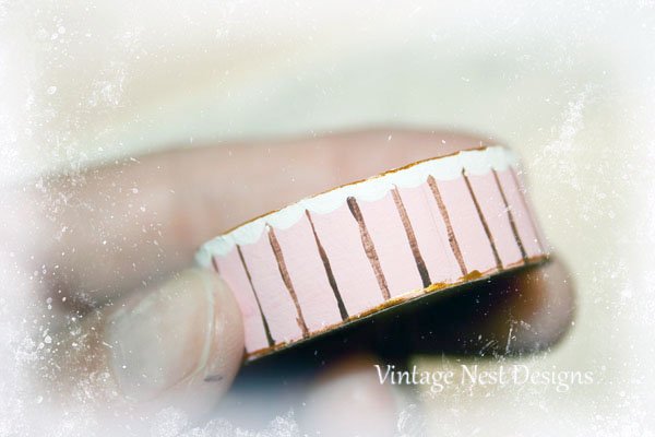 Hat Box No.34 Dollhouse Miniature Handmade image 1