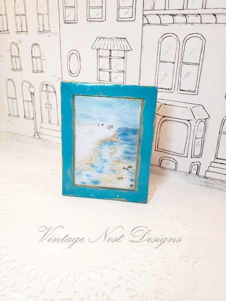 Family Beach Fun No.1 Dollhouse Miniature Handmade image 5