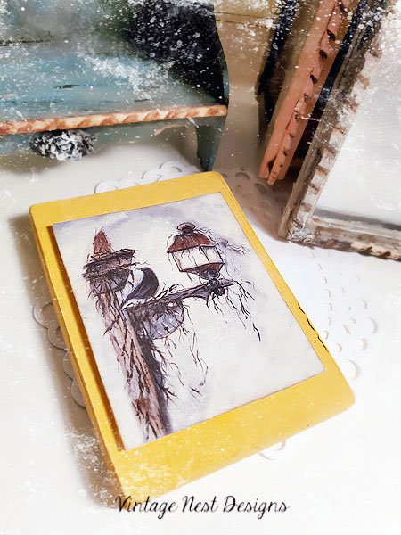 Crow Lantern No.1:2 Dollhouse Miniature Handmade image 4